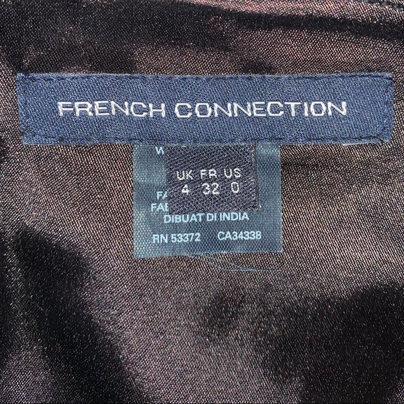 French Connection Multicoloured Printed Sheath Dress - Size 4 - Picture 5 of 8